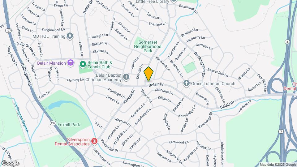 2617 Belair Dr Map and Location Details