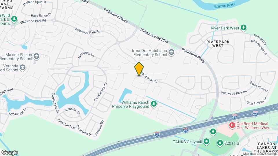 22635 Sutherland Bend Ln Map and Location Details