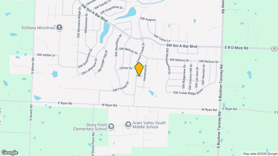 907 SW Cross Creek Dr Mapa y Detalles de la Ubicación