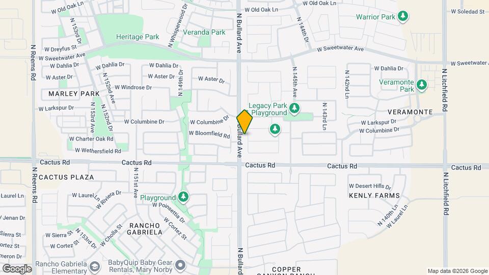 12410 N 146th Ln Map and Location Details