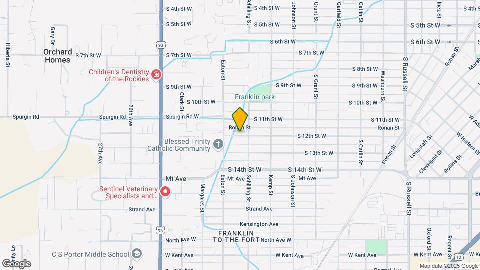 2212 S 12th St W Map and Location Details