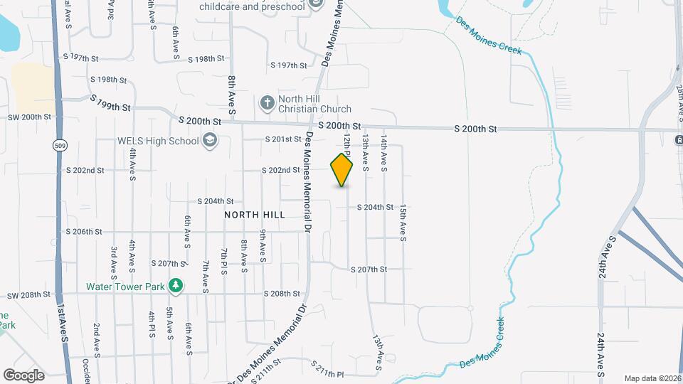 20219 12th Pl S Map and Location Details