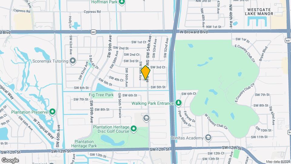 461 SW 54th Ave Mapa y Detalles de la Ubicación