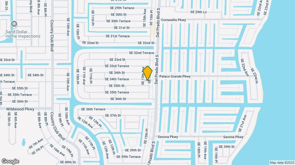 3414 SE 15th Pl Map and Location Details