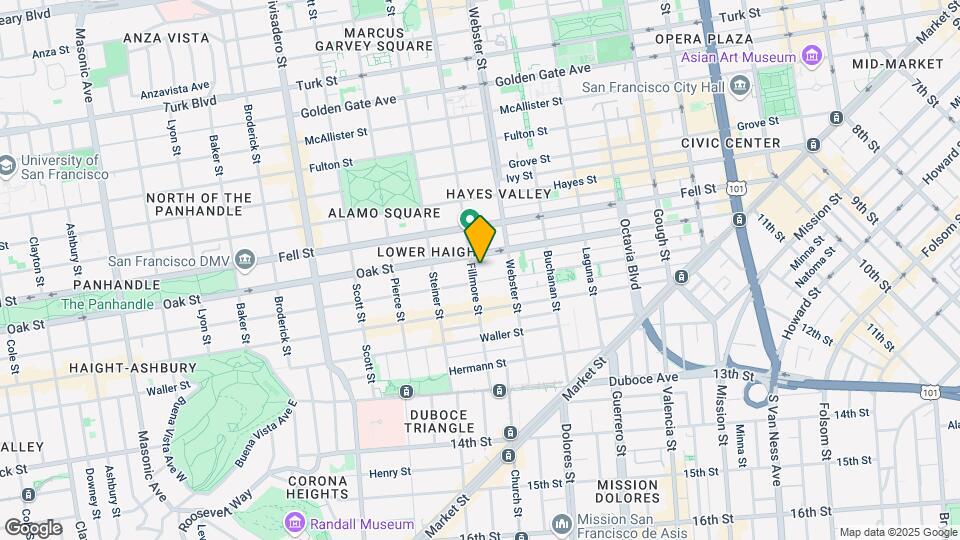 426 Fillmore St Map and Location Details