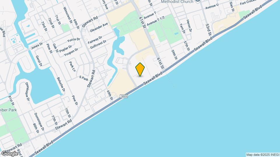 6300 Seawall Blvd, Unit 3226 Map and Location Details