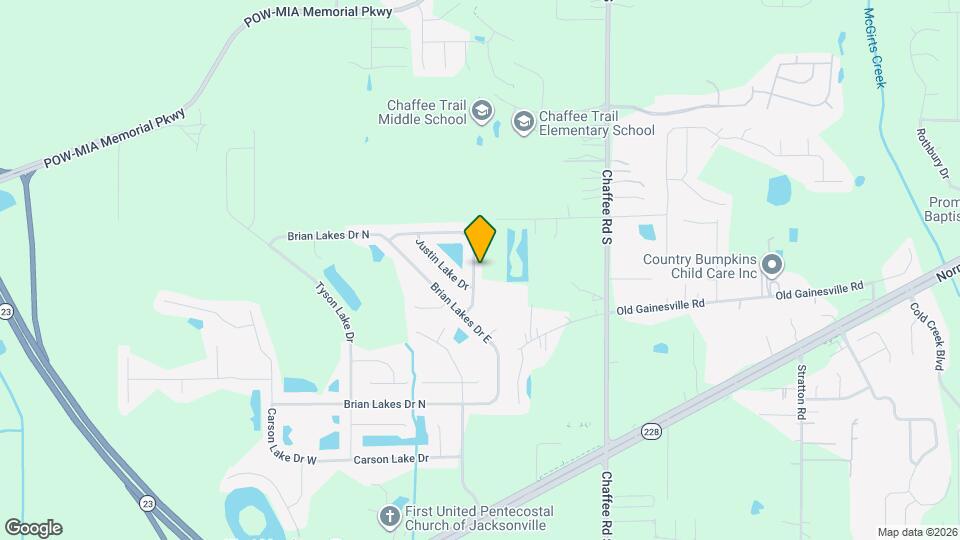 11239 Justin Oaks Dr N Map and Location Details