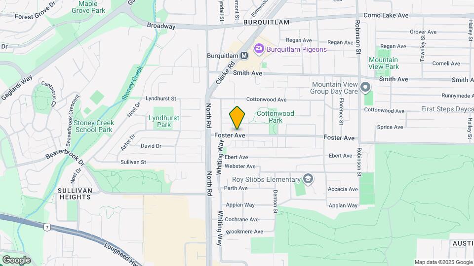 525 Foster Ave Map and Location Details