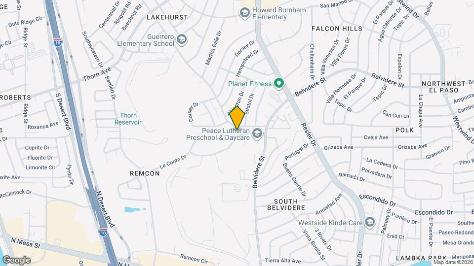 7321 Mission Viejo Dr Map and Location Details