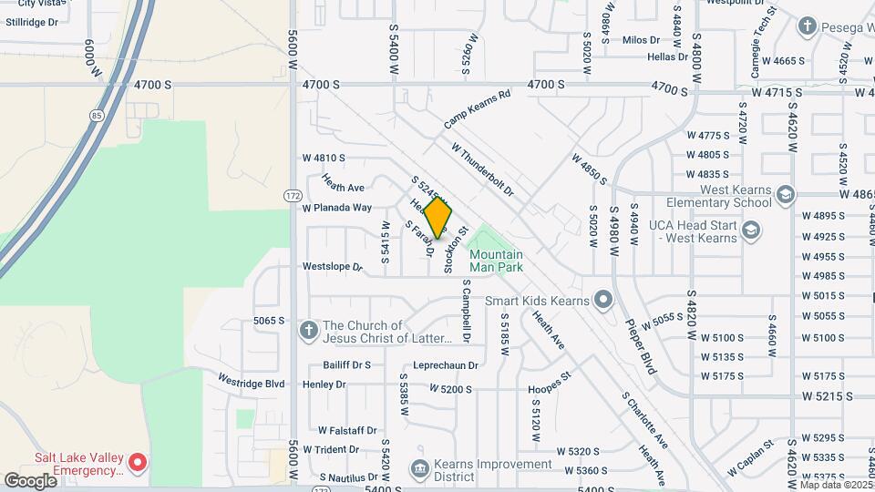 4943 S Farah Dr Mapa y Detalles de la Ubicación
