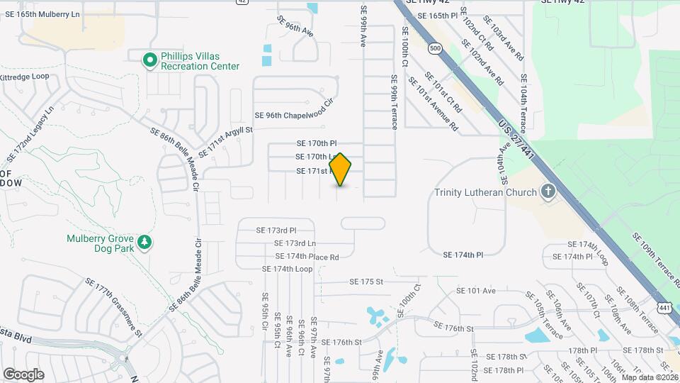 17199 SE 97th Terrace Map and Location Details