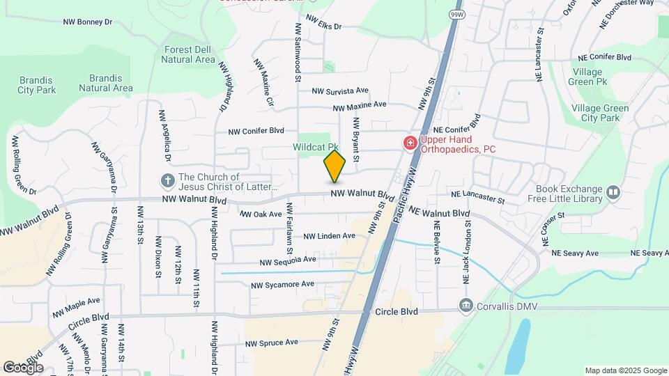 615-617 NW Walnut Blvd Mapa y Detalles de la Ubicación