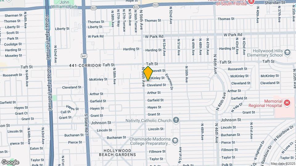5515 Cleveland St Map and Location Details