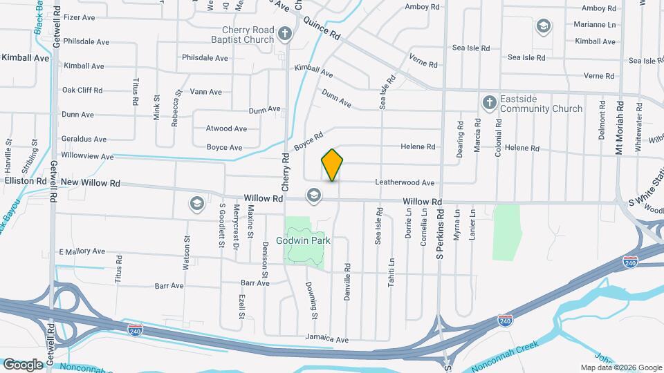 4439 Leatherwood Ave Map and Location Details