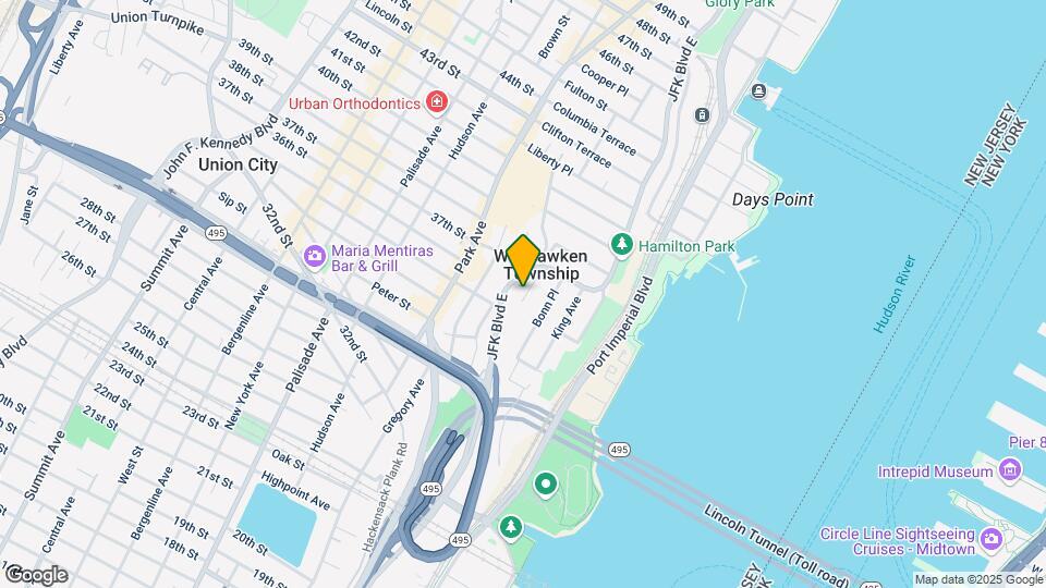 Hamilton Weehawken Residences: Where Luxury Meets Map and Location Details