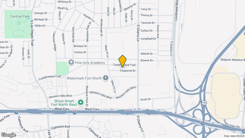 7940 Chaparral Dr Map and Location Details