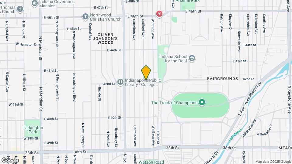 906 42nd St Map and Location Details