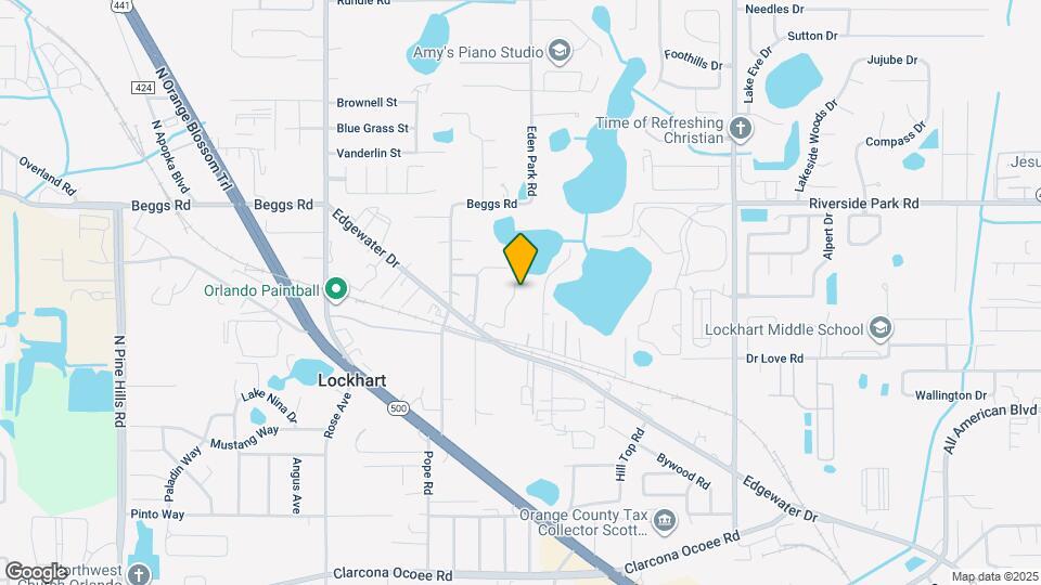 7227 Edgewater Shores Ct Map and Location Details