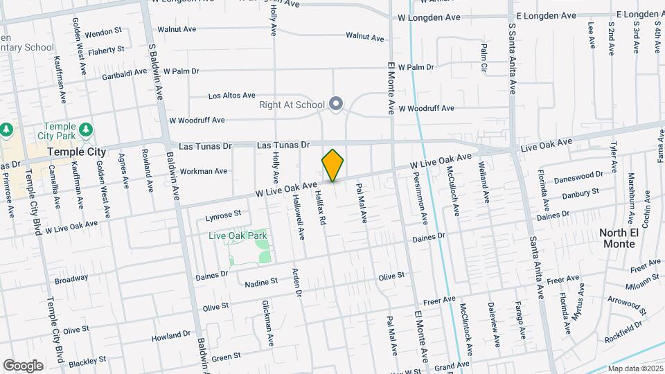 10522 E Live Oak Ave Map and Location Details