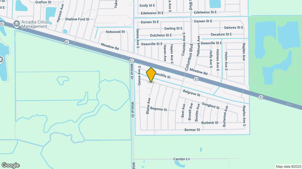 1114 Belgrave St Map and Location Details