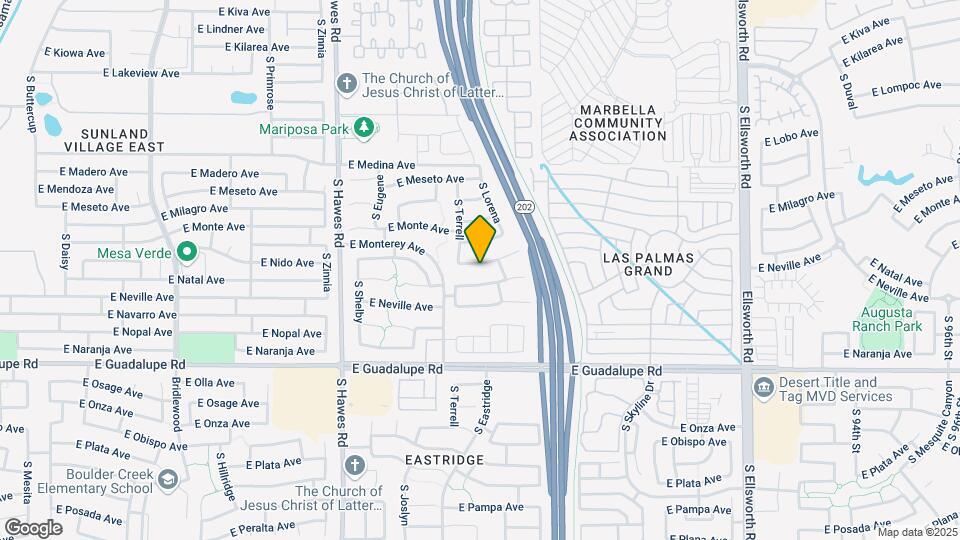 8649 E Nido Ave Map and Location Details