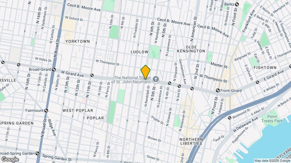 534 W Girard Ave, Unit 534 w girard ave apt 2 Mapa y Detalles de la Ubicación