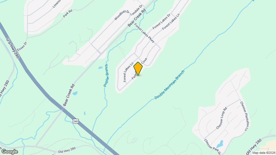 5890 Forest Lakes Cove Map and Location Details