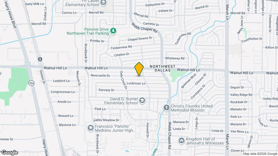 3158 Newcastle Dr Map and Location Details