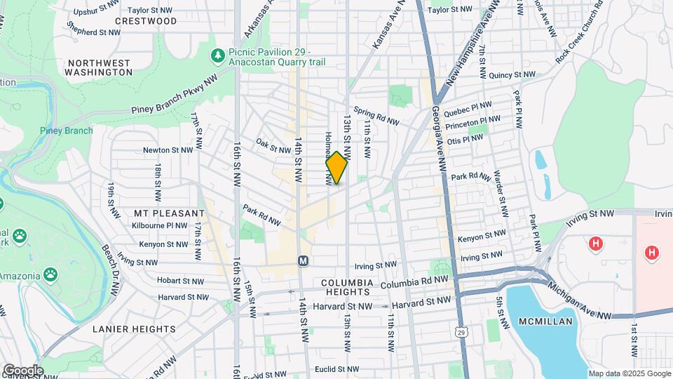 1321 Monroe St NW Map and Location Details
