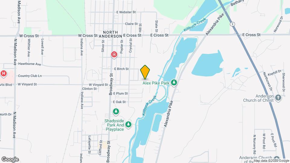 321 Elder St Map and Location Details