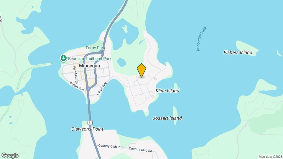 416 Manitowish St Map and Location Details