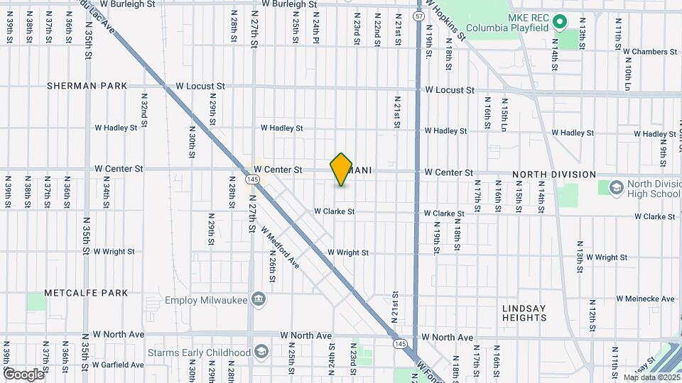 2634 N 24th St, Unit Lower Map and Location Details