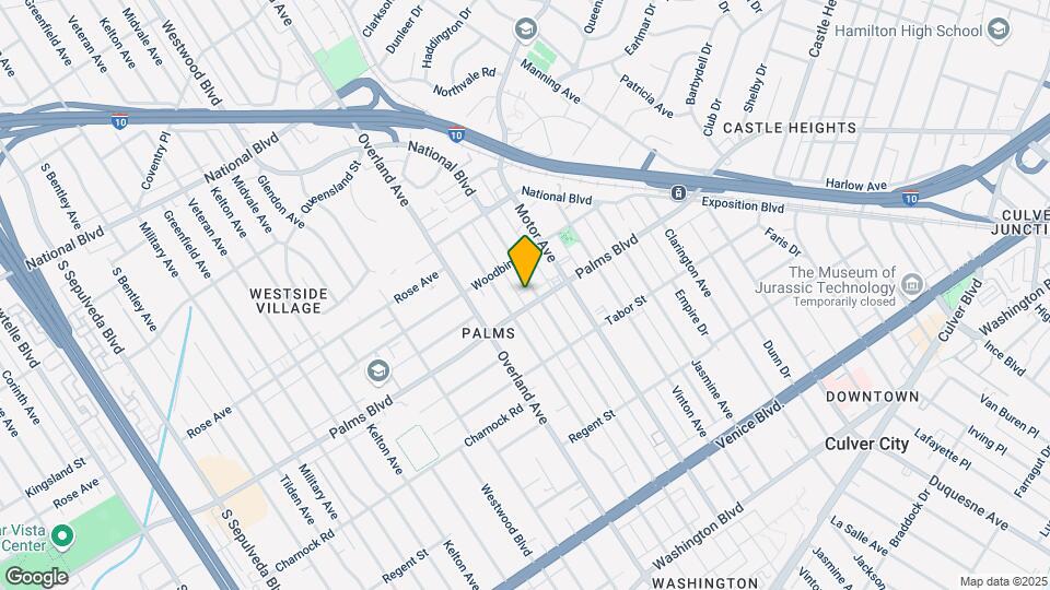 3445 Mentone Ave Mapa y Detalles de la Ubicación
