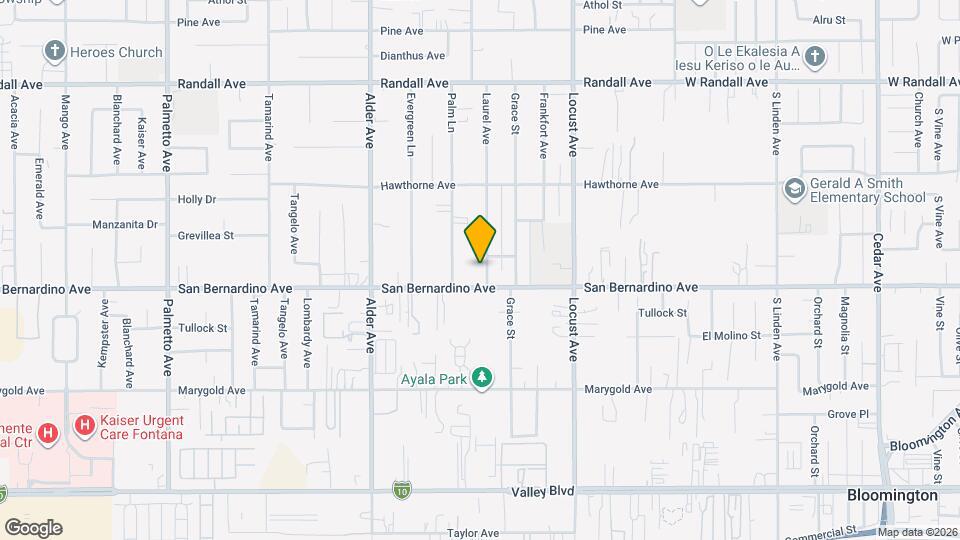9666 Laurel Ave Map and Location Details