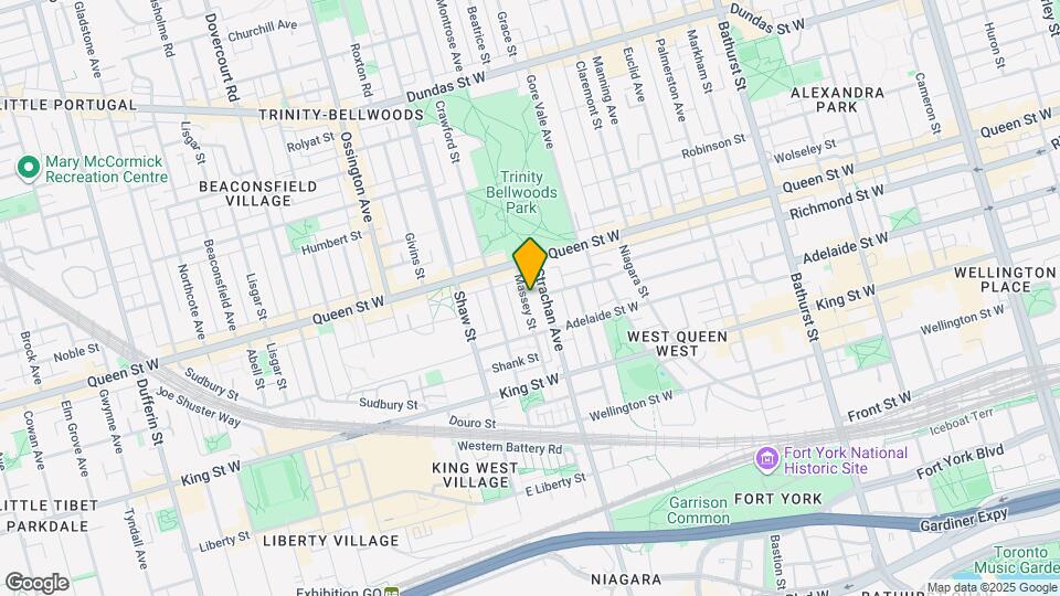 105 Massey St Map and Location Details