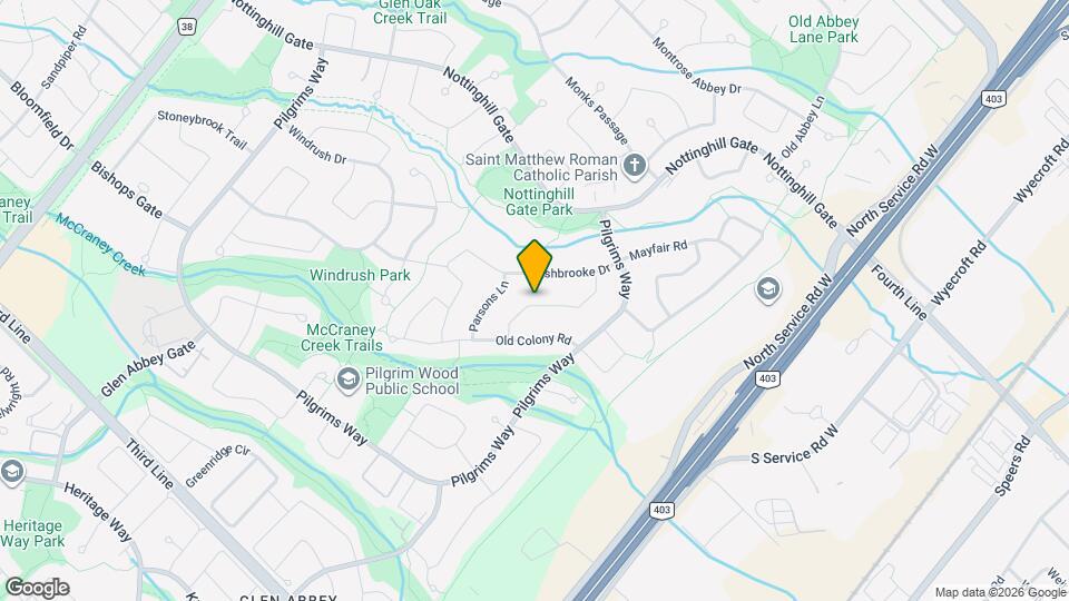 1213 Rosethorne Rd Map and Location Details
