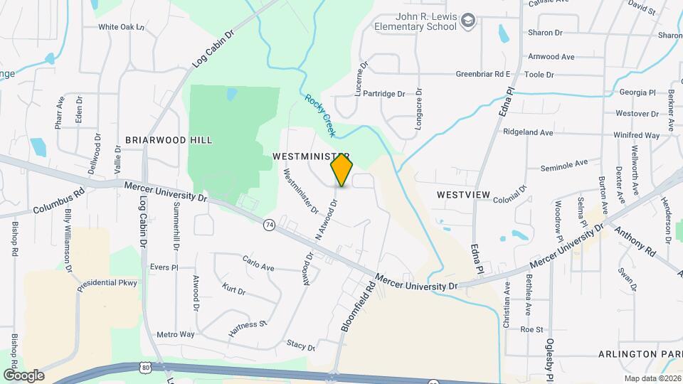 1550 N Atwood Dr Map and Location Details