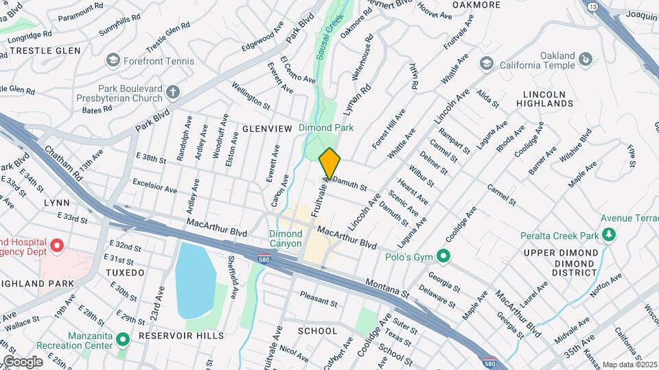 3616-3618 Fruitvale Ave Mapa y Detalles de la Ubicación