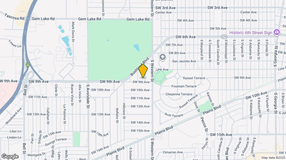 820 S Palo Duro St Map and Location Details