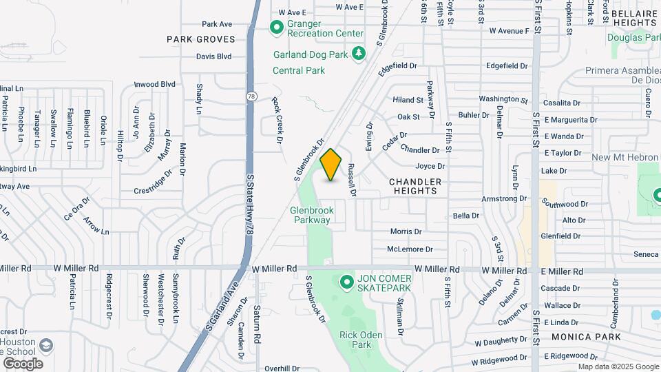 1802 Edgefield Drive Map and Location Details