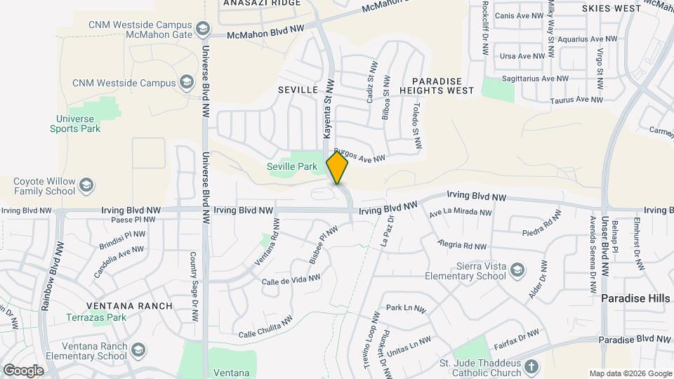 6202 Sierra Nevada Cir NW Map and Location Details