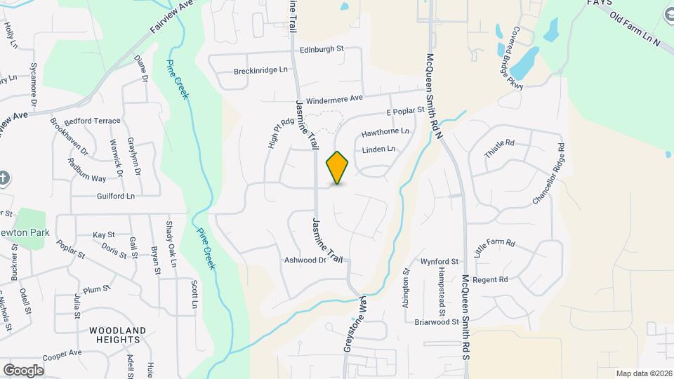 1032 E Poplar St Mapa y Detalles de la Ubicación