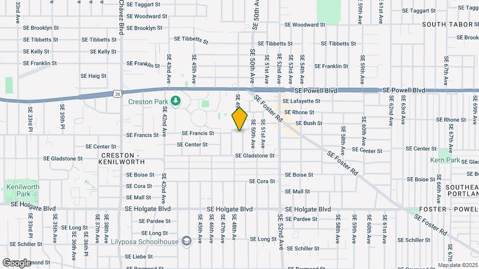 3901 SE 49th Ave Map and Location Details
