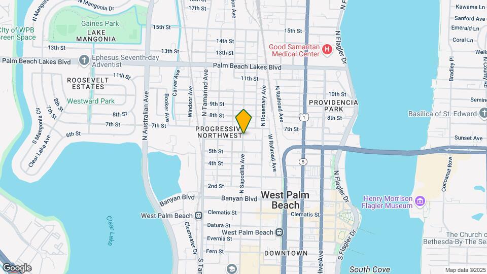720 S Sapodilla Ave Map and Location Details