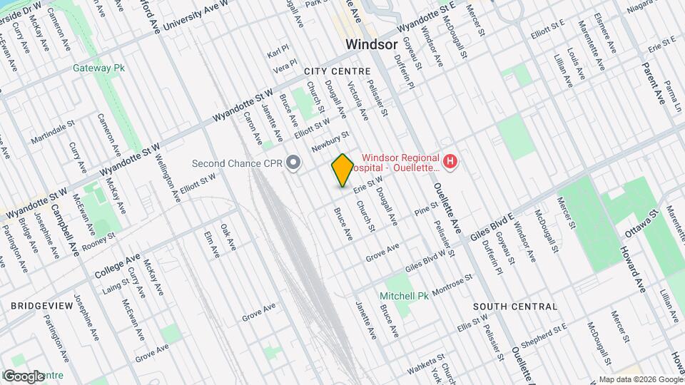 442 Erie St W Mapa y Detalles de la Ubicación