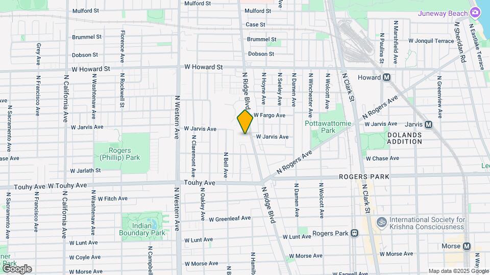 7334 N Ridge Apartments Map and Location Details