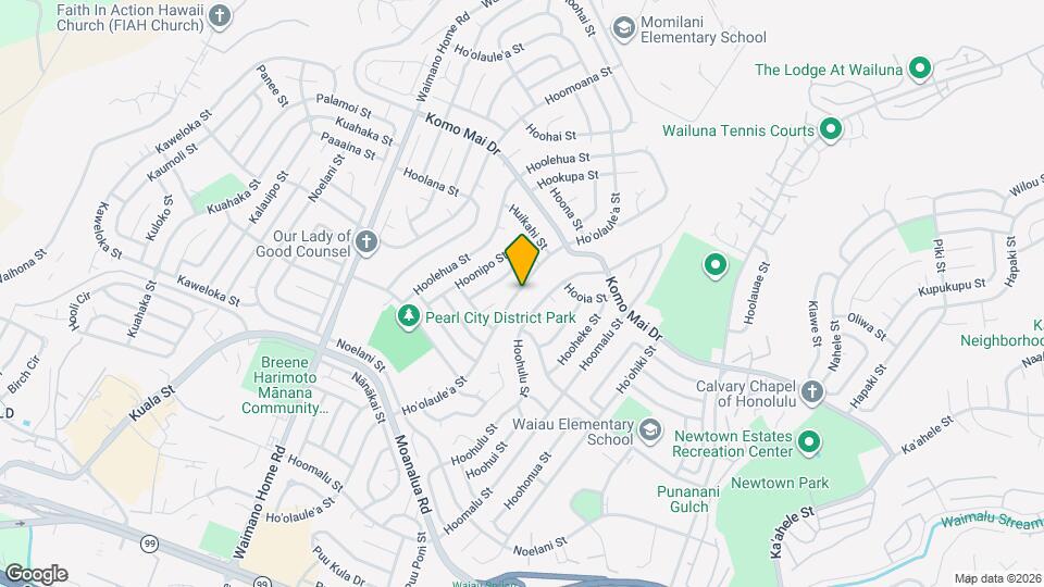 1655 Ho?olaule?a St Map and Location Details