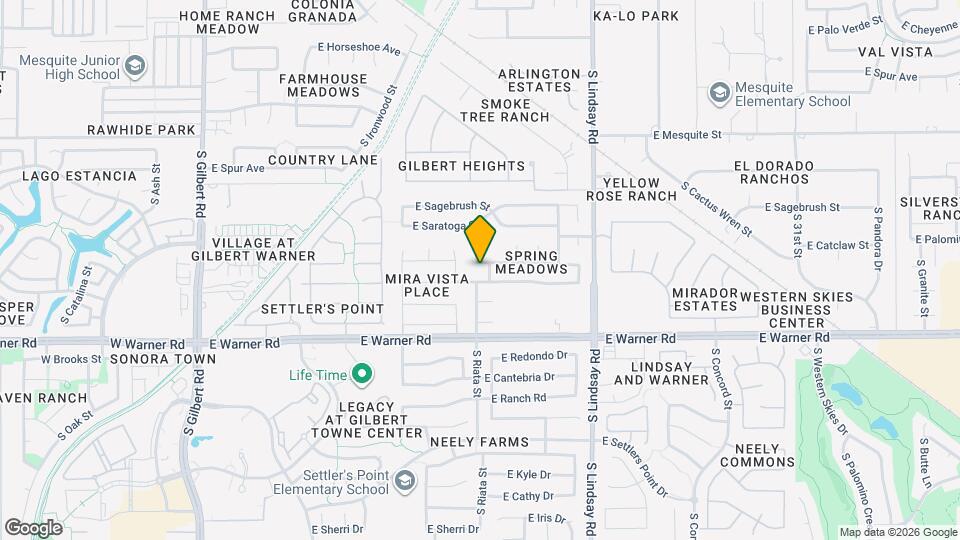 601 E Palomino Dr Mapa y Detalles de la Ubicación