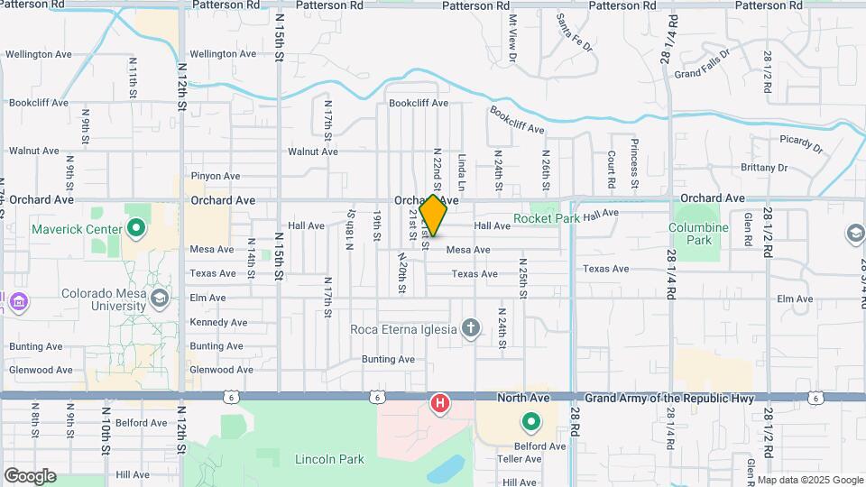 2106 Mesa Ave Mapa y Detalles de la Ubicación