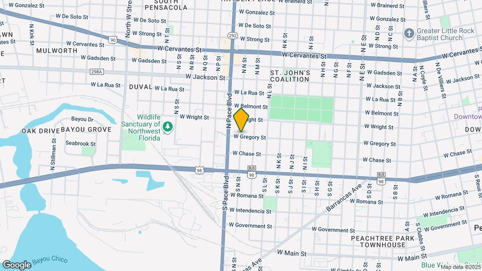 2018 W Gregory St Map and Location Details
